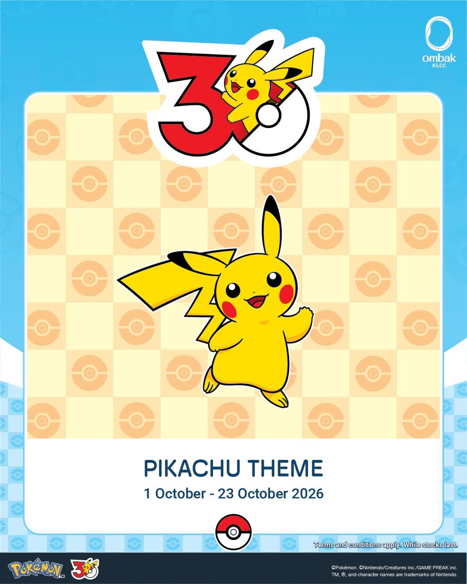 Pikachu Shop & Redeem at Ombak KLCC from RM200
