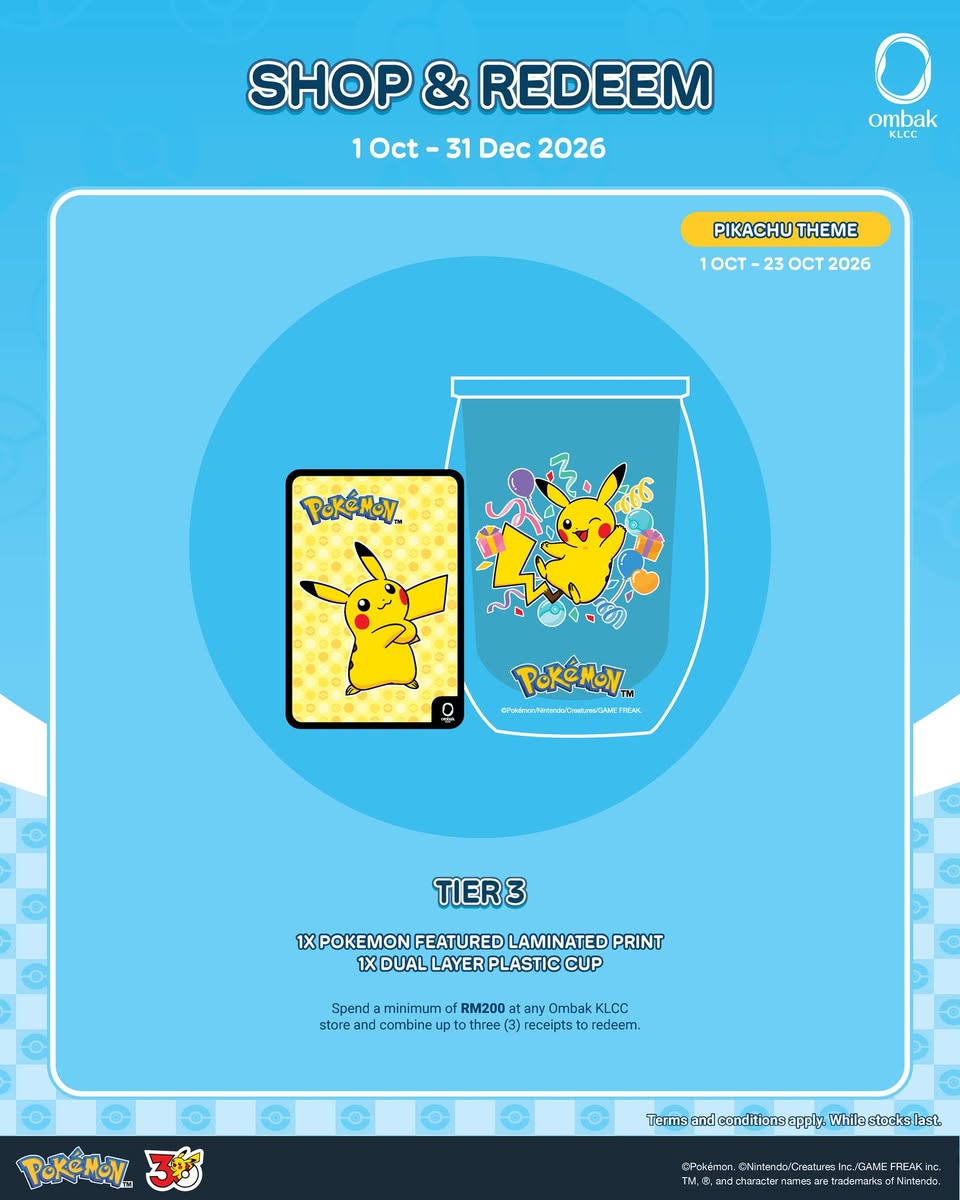 Tier 3 reward at Ombak KLCC