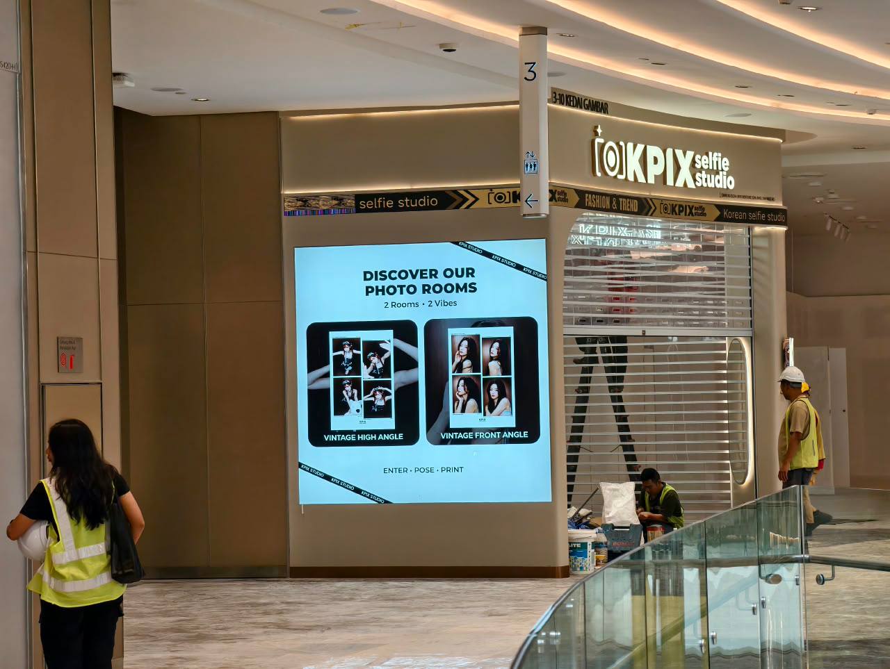 Store fronts during the Ombak KLCC preview