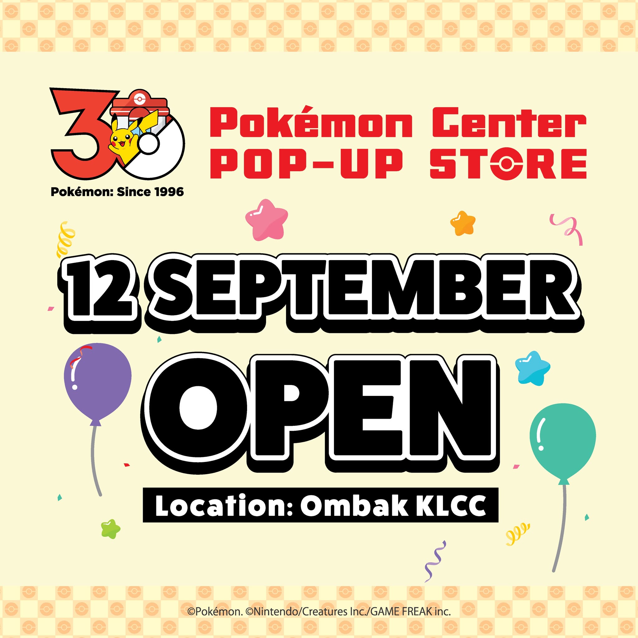 Pokémon Center POP-UP Store Opens at Ombak KLCC on 12 September 2026
